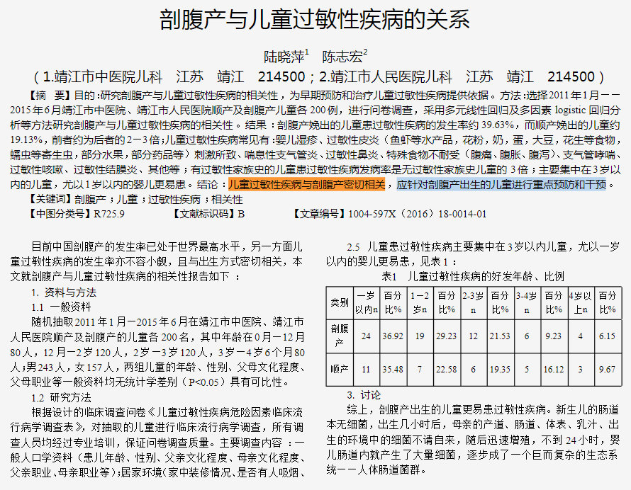 剖腹产与儿童过敏性疾病的关系2.jpg