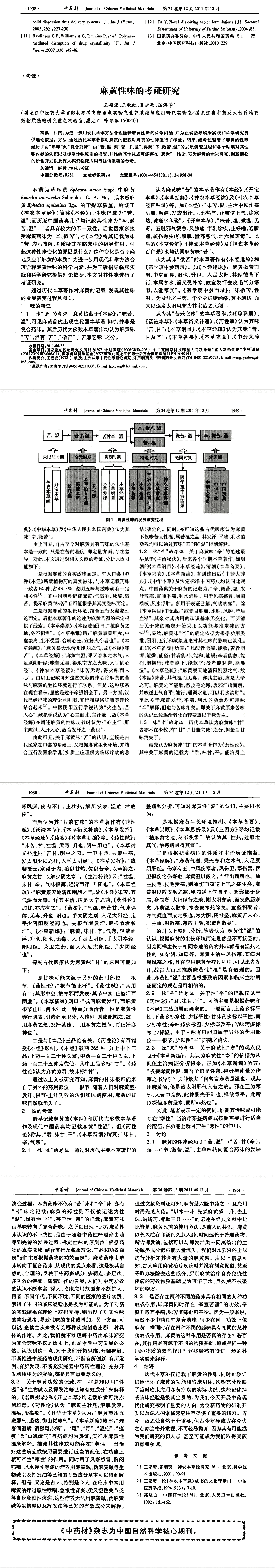 麻黄性味的考证研究.png