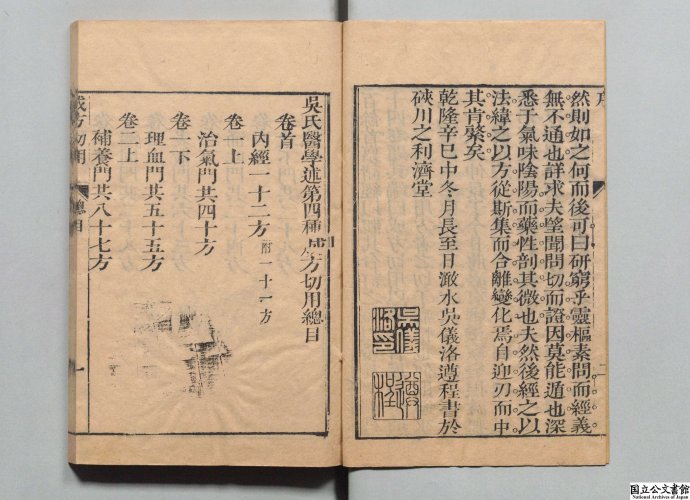 成方切用 全14卷 清·吴仪洛编 清乾隆26年 (1761年) 利济堂刻本 红叶山文库旧藏 日本内阁文库数字化2.jpg