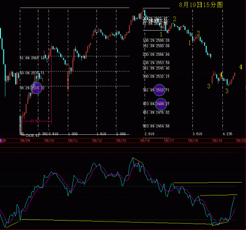 15分钟波浪RSI分析8月19日.GIF
